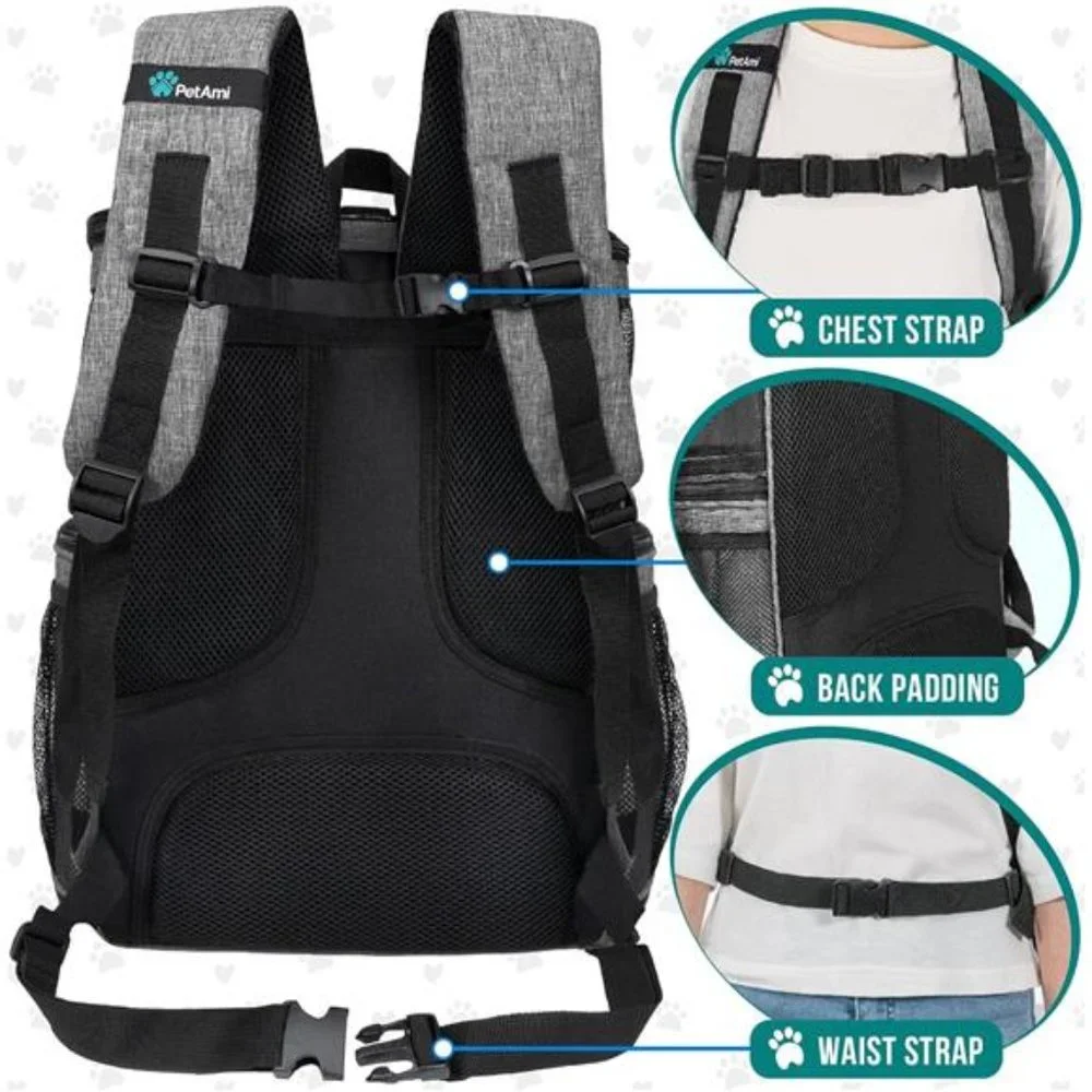 Dog Backpack Carrier,Airline Approved Cat Backpacks for Carrying Small LargeCats
